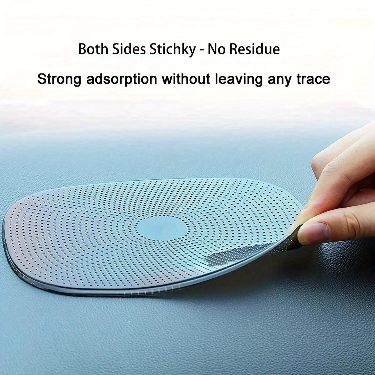 New Car Non-Slip Mat Magic Anti-Slip Slide-Proof Pad Dashboard Sticky Dash Adhesive Cell Phone Mobile Holder Black Silicone