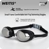 Swim Cap & Prescription Goggles Set - Adult Anti-Fog, Waterproof, Myopia-Friendly.