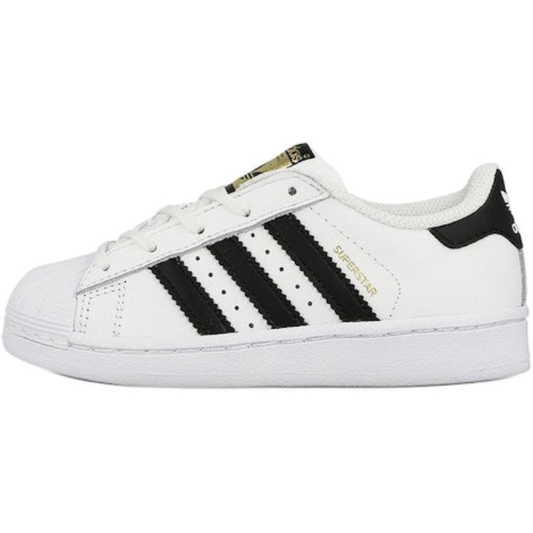(PS) adidas Superstars Foundation White Black Kids BA8378 EU 31