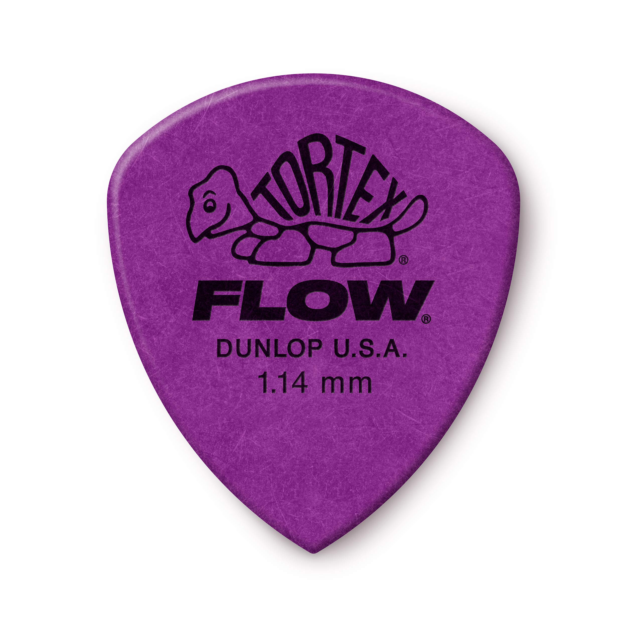 

Jim Dunlop Tortex Flow Standard Guitar Picks 1.14mm (558R1.14) фиолетовый