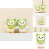 Charming Emotion Candy Duck Plush Toy With Frog Hat White And Yellow