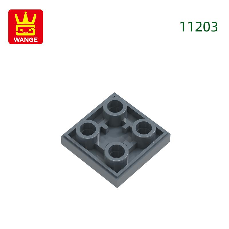 165Pcs/Lot 11203 2x2 Reverse Light Panel Building Blocks Moc Construction Compatible With Bricks Children Toys Gift Box about 165pcs