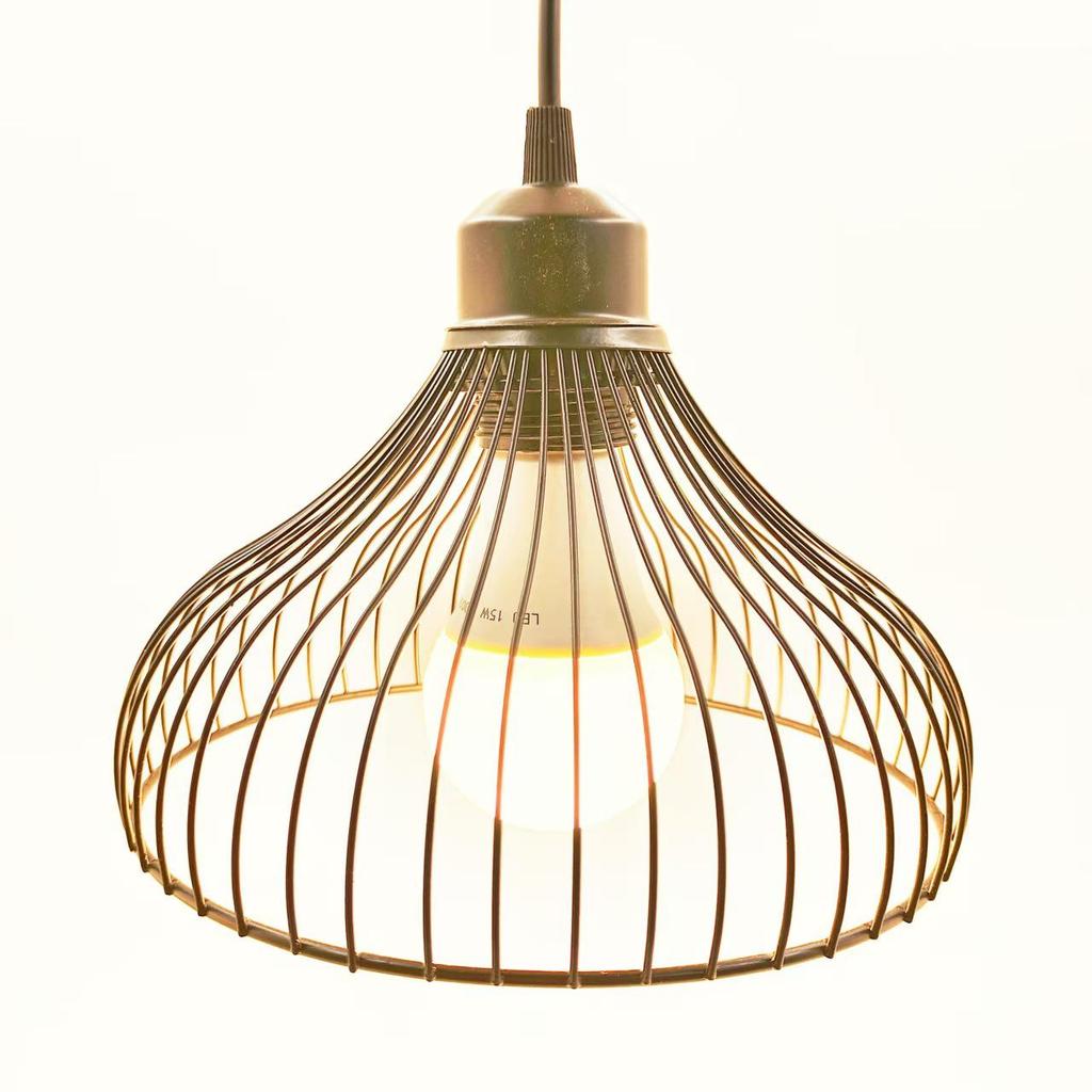Retro Industrial Style Iron Wire Geometric Lampshade