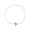 RACOHA Face It Bracelet (Austrian Pearl Silver Bracelet)