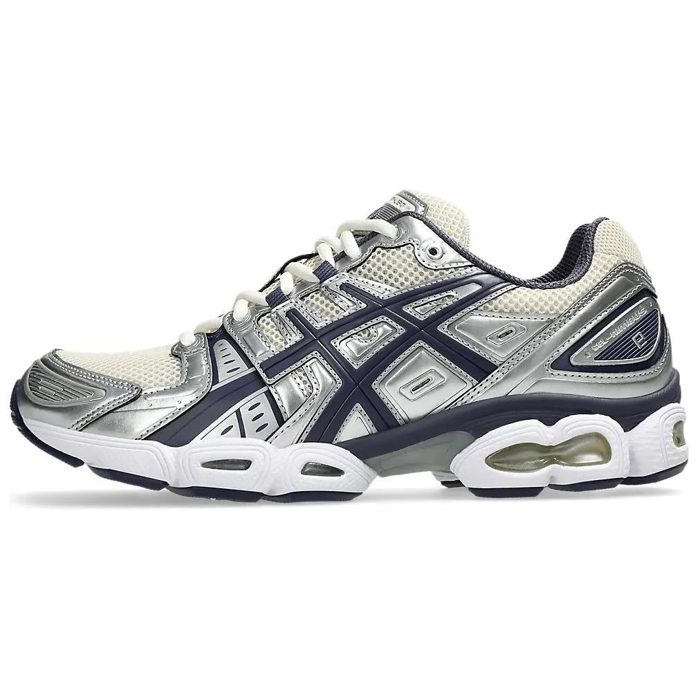 Pre-owned ASICS GEL-Nimbus 9 Oatmeal/Indigo Fog