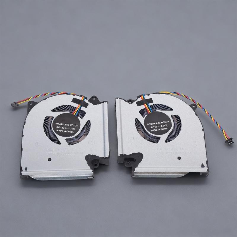 Low Noise Laptop CPU Fan Efficient Heat Dissipation Metal Easy Installation For G533Q 12V CPU GPU Cooling