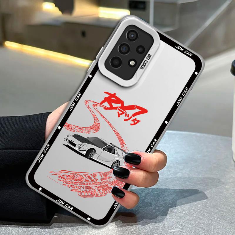 JDM Dream Car Sport Phone Case for Galaxy A12 A13 A14 A23 A32 4G 5G A22 5G A24 4G A33 5G A34 5G A35 5G Matte