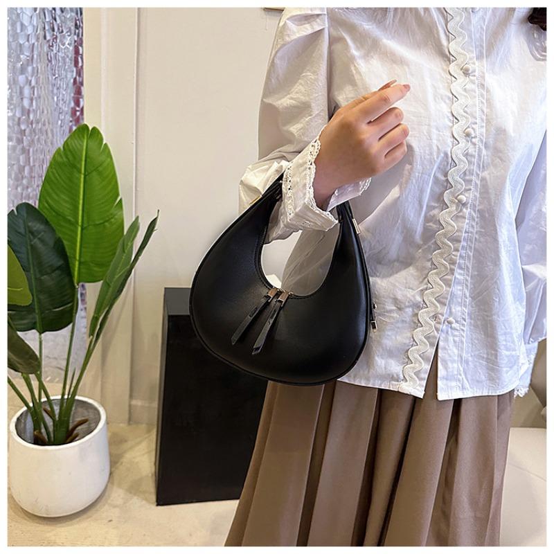 Korean Trend Crescent Bag Retro Fashion Bag Minimally Popular Handbag Versatile Shoulder Bag