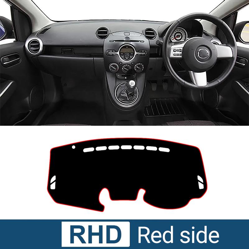 Car Dashboard Cover For Mazda 2 DE Demio 2007 2008 2009 2010 2011 2012 2013 2014 trument Desk Sun Shade Mat Accessories