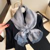 Summer Scarf Women Outdoor Sunscreen Shawl Soft Bandanna Foulard Female Floral Silk Shawl Lady High Quality Head Hijab Wrap