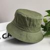 2025 Washed Grey Fisherman Bucket Hat - Women's & Men's Plus Size, Large Head Circumference, Autumn Sun Hat