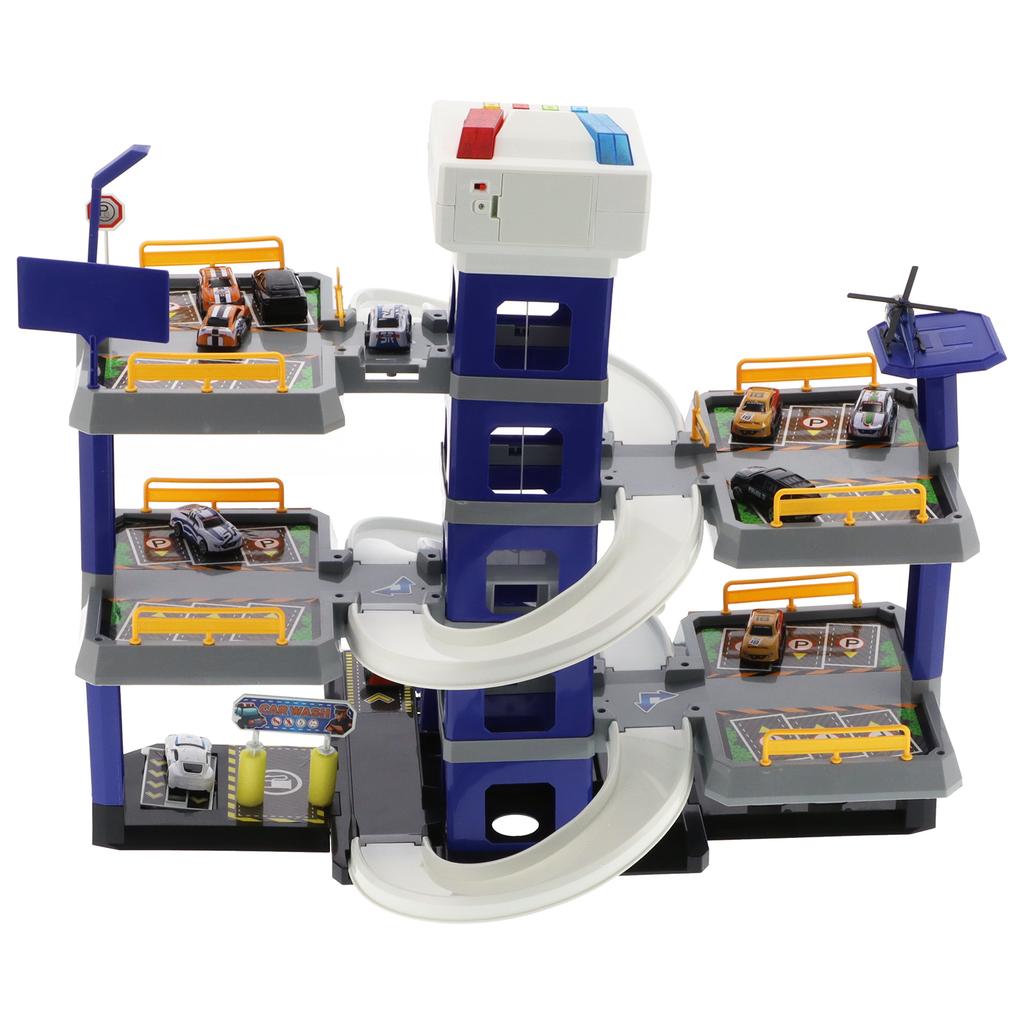 DIY Assembly Car Garage Parking Lot Toys Boys Children Toddler Tracks Car Toy Accessory Set