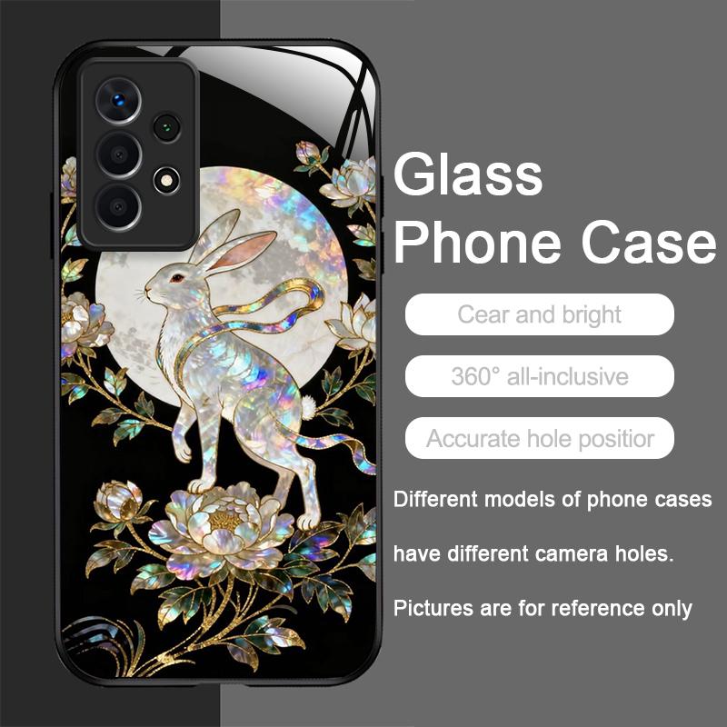 

Stylish Horses Marble Texture Printed Tempered Glass Phone Case for Samsung Galaxy S26 S25 Ultra S24 S23Plus S22 S21FE S20 Cover Galaxy S25 Edge