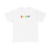 COEXIST Rainbow Unisex Heavy Cotton Tshirt Tops Tee