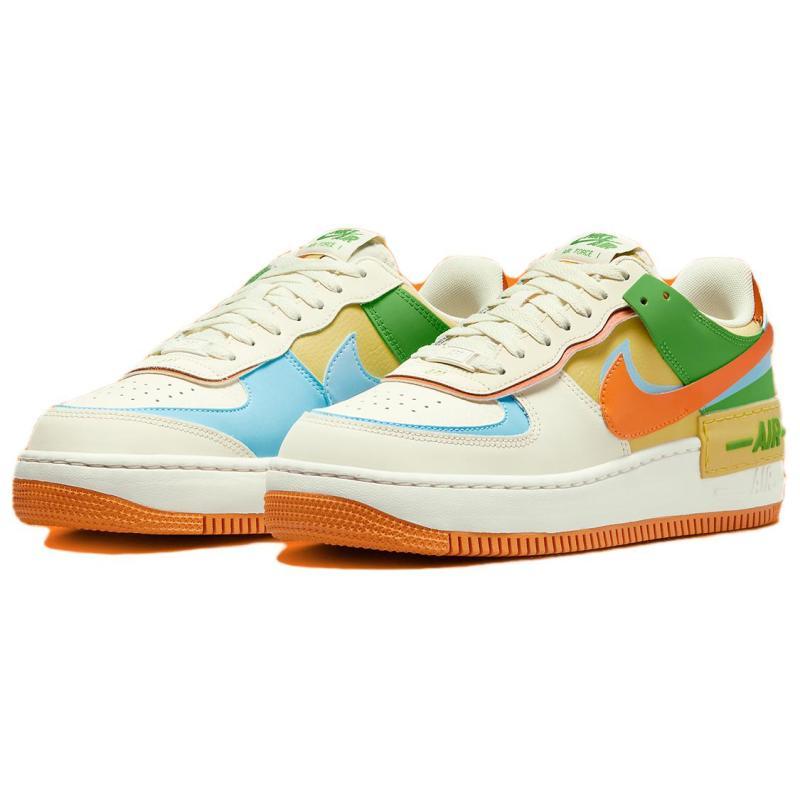 Nike Air Force 1 Low Shadow Coconut Milk Saturn Gold Women's Sneakers DZ1847-103