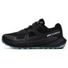 Fabric Slip Resistant Abrasion Resistant Low Top Running Shoes Men's Black Blue 112325661A-4