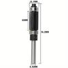 2pcs Flush Trim Top & Bottom Bearing Router Bit - 1/4" Shank - Woodworking Tool Tenon Cutter for Woodworking Tools Herramientas