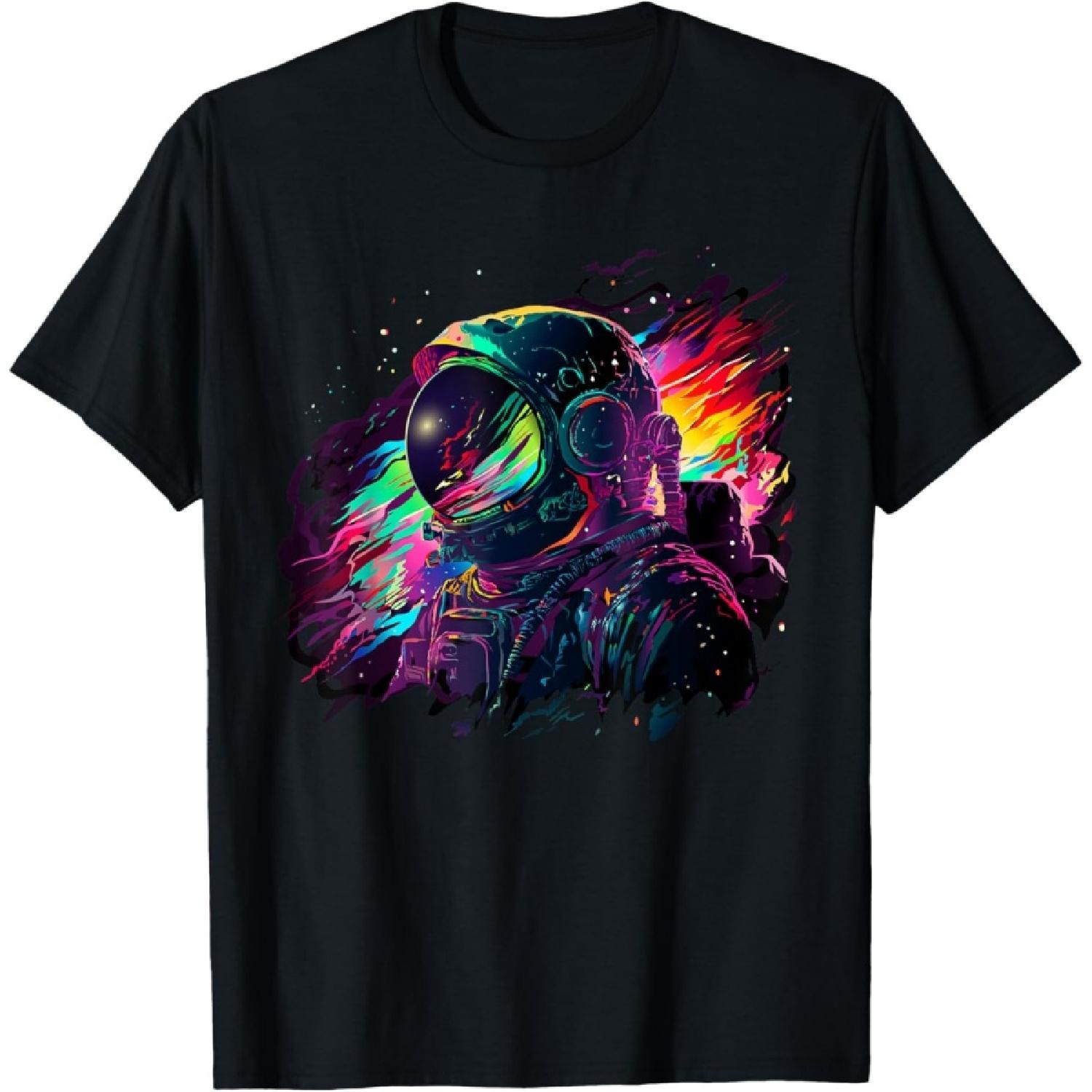 Подарки для астронавтов в открытый космос Научные подарки Смешная футболка на космическую тематику S