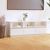 Day and Night - Day and Night Solid White Pine Wood TV Cabinet 140x37x50 Cm