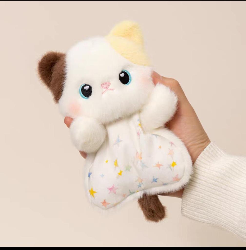 Red Panda & Cat Plush Wrist Rest Doll - Cute Desk Buddy Gift for Girls