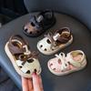 Children's Summer Slippers for Girls and Boys, Indoor Bathroom Non-Slip Soft Sole Cartoon Baby Sandals