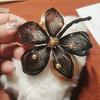 1M Handwoven Mesh Hair Accessory Bohemian Hair Clip for Thick Hair Copper-Plated Steel Hair Clip Copper Jewelry Accessories