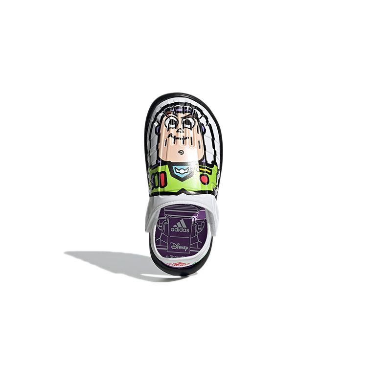 Adidas Disney X  Pixar Buzz Lightyear Comfortable Casual Sandals Kids Sandals White Black GY5440