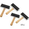 Ciieeo 4 Pcs Rubber Brayer Rubber Roller Ink Stamping Roller Rubber Brayer Roller Rollers Oil Painting