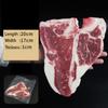 Artificial Meat PVC Simulation Steak Model Roast Pork Bacon Restaurant Barbecue Western Food Decor Fake Food Photography Props