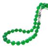 Wind 7A Natural Imperial Green Ice Transparent Chrysoprase Agate Necklace Clavicle Chain Fidelity