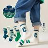 Children's Mid-Calf Cotton Socks - Autumn/Winter Sports & Casual Japanese Style