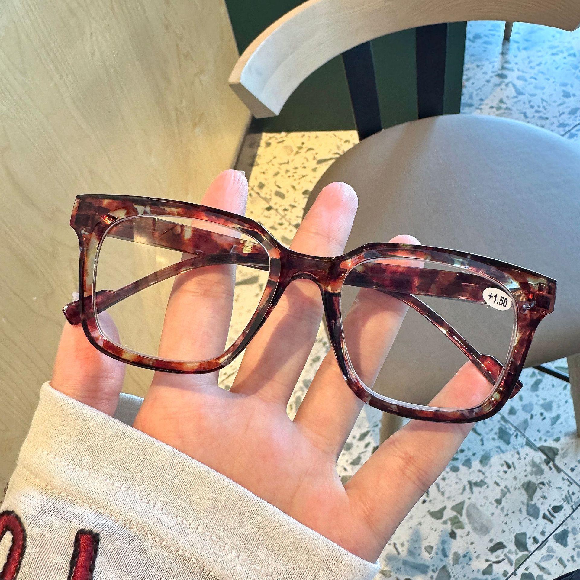 

Высококачественные очки для чтения в квадратной оправе с пружинными дужками для людей среднего и пожилого возраста +3.00