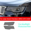 PPF Car Headlight Protective Film Front Light Tint Smoked Black TPU Sticker for Jeep Grand Cherokee Wrangler Compass Accessories