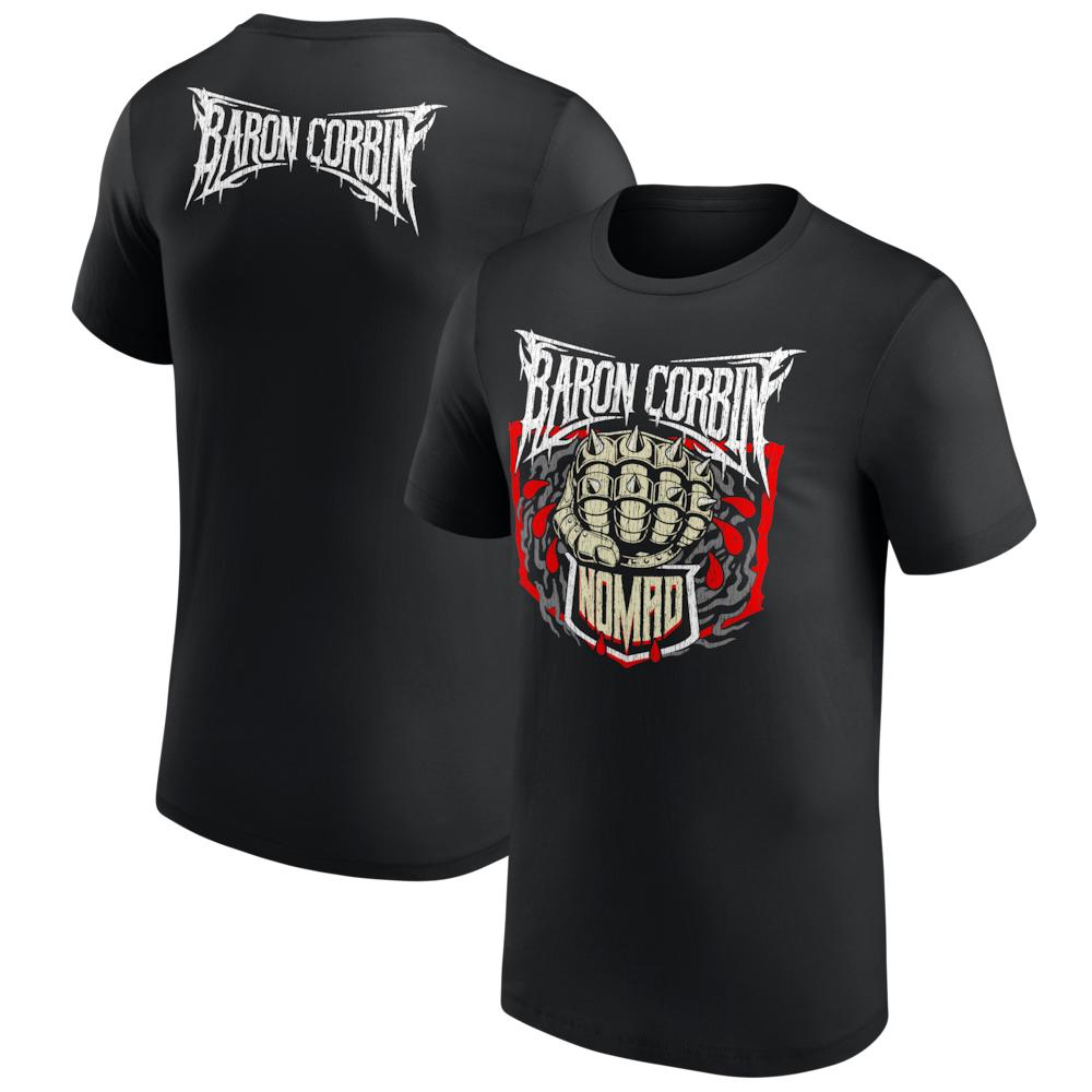 Unisexs Black Baron Corbin Nomad TShirt 3D Printed Sports Quick Dry Wrestling Short Sleeve Daily Casual Plus Size TShirts 2026