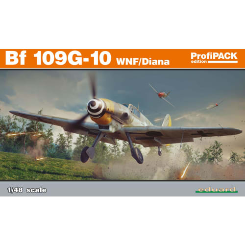 Eduard 1/48 Profipack Messerschmitt Bf109G-10 WNF/Diana Plastic Model Kit EDU82161
