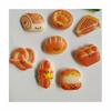 Resin Dessert Cute Food Decoration Parts Bread Pretzel Charms Resin Flatback Cabochons for DIY Crafts Scrapbooking Embellishment
