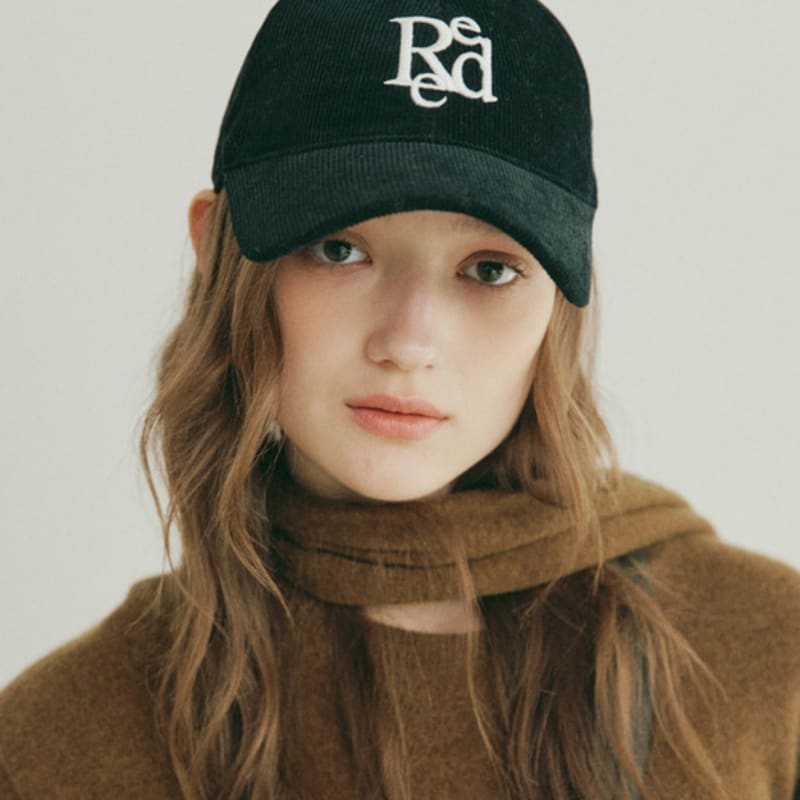 

REED Corduroy Embroidery Ball Cap (4Colors) Black