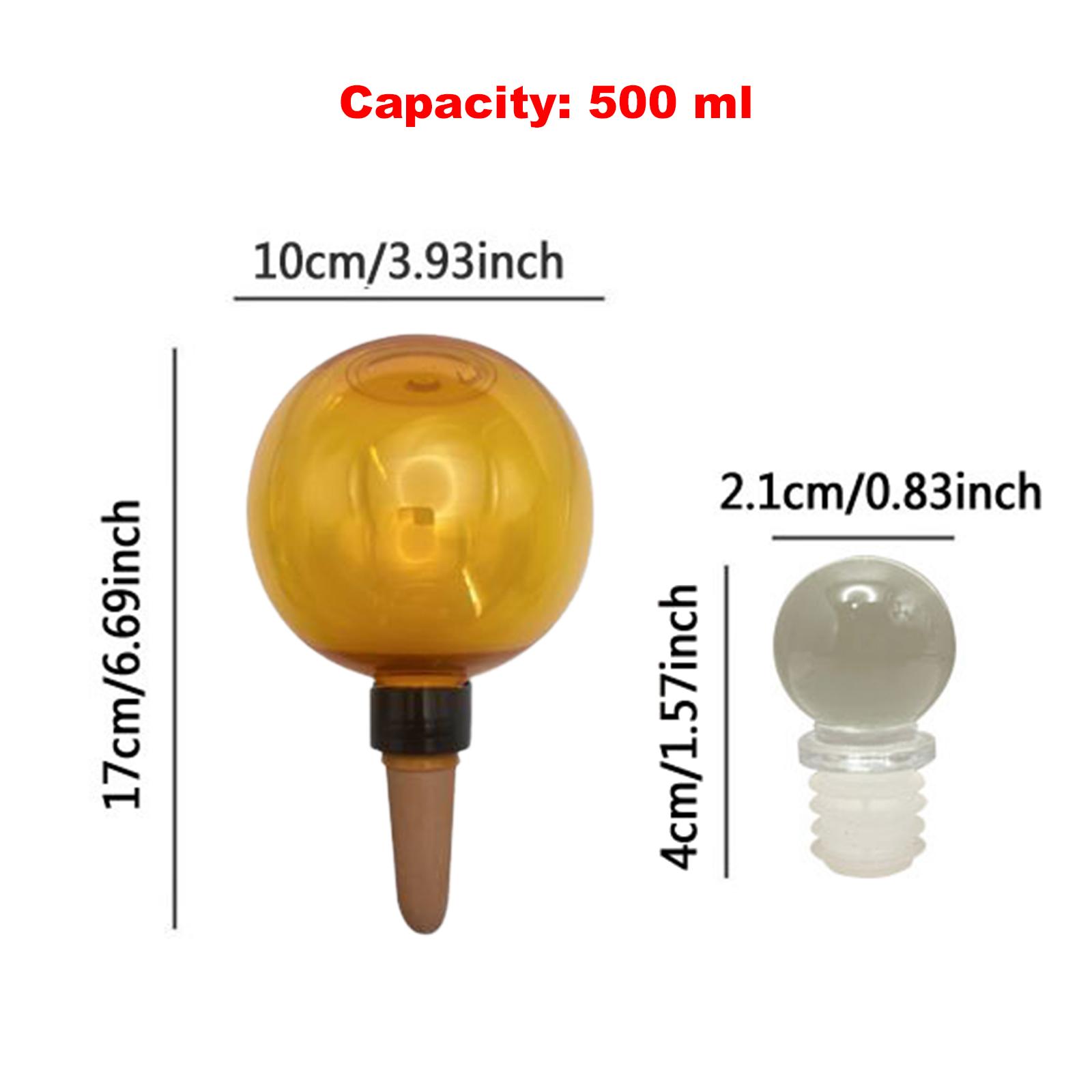 

Self Watering Planter Insert Top Fill Plant Watering Globes Plastic Water Bulbs for Automatic Drip Irrigation Indoor/Outdoor
