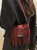 2025 Frosted Tassel Women's High-end Versatile Shoulder & Crossbody Phone Bag