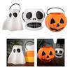 Retro Halloween Treat Container Plastic Candy Bucket For Halloween Party Home Decorations Indoor and Outdoor