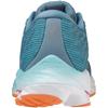 Mizuno Wave Rider 26 Running Shoes, Women's, Lightweight, Resilient, for Jogging, Marathons, Training, and Sports, Blue/White/Orange, Size 25.0 cm, 2E