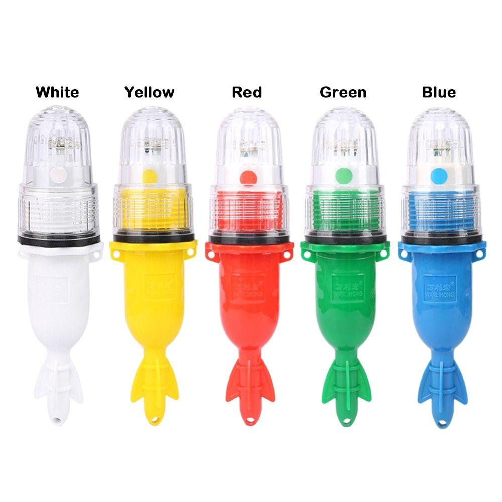Double Flash Lamp LED Fishing Light Waterproof Net Flash Warning Buoy Signal Light  Fish Finder