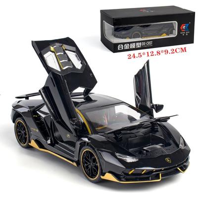 1/24 Diecast Lambor 770 High Simulation Alloy Sports Car Model Sound Super Racing Hot Car Wheel Children Gift Miniature Car