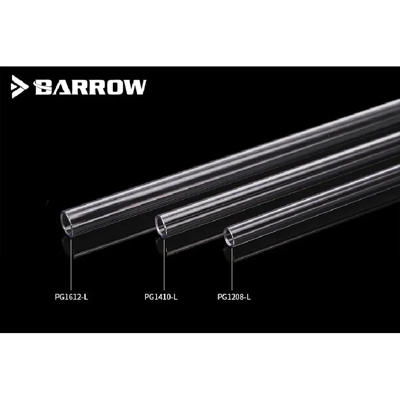 Barrow 500MM Water Cooling System Pipe Transparent PMMA Acrylic Hard Tube PETG Rigid OD 12mm/14mm/16mm YK14-10/PG1410-L