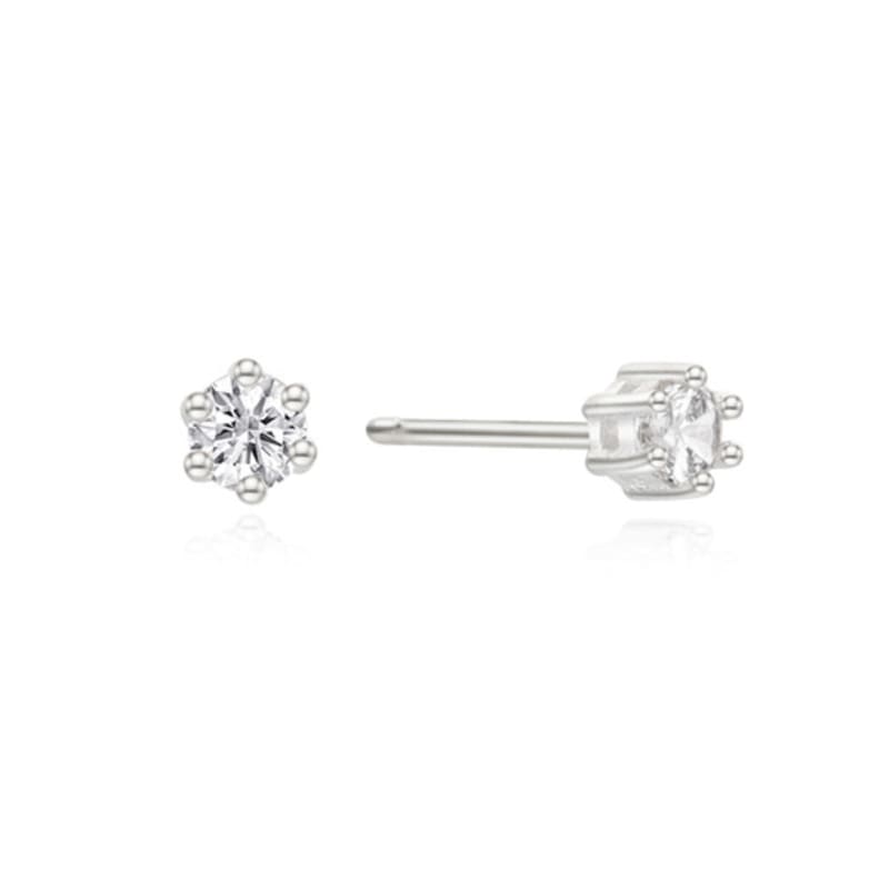 

ENGBROX tiny cubic earring silver