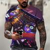 Für Männer T-Shirt Kurzarm Tops DJ Singer Graphic Shirts Tees Mode Designer Bekleidung O-Ausschnitt Männliche Hip Hop Kleidung Sommer Tops