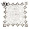 Retro Style Table Toppers for Parties White Lace Doily, Elegant Placemat, Embroidered Placemats Dining Mat, Rectangular Round Oval Doilies Home Decor