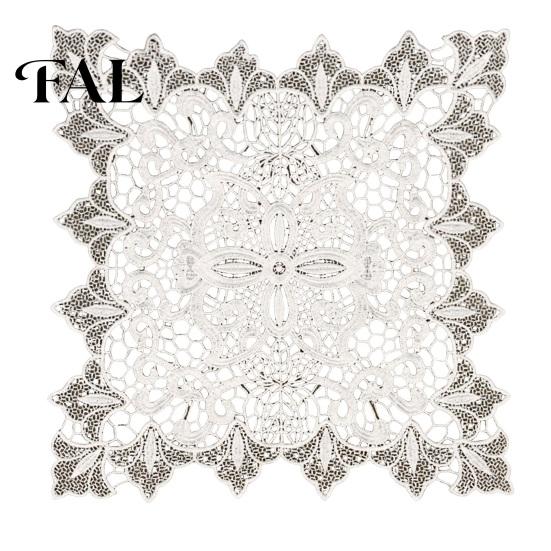 Retro Style Table Toppers for Parties White Lace Doily, Elegant Placemat, Embroidered Placemats Dining Mat, Rectangular Round Oval Doilies Home Decor