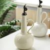 Nordic Ceramic Oil Bottle Kitchen Oil Spray Bottle High Temperature Resistance Soy Sauce Vinegar Bottles Kitchens Accessories