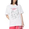 Li-Ning Cartoon-Print Rundhals Kurzarm T-Shirt Unisex Oberteile Weiß AHSS947-3